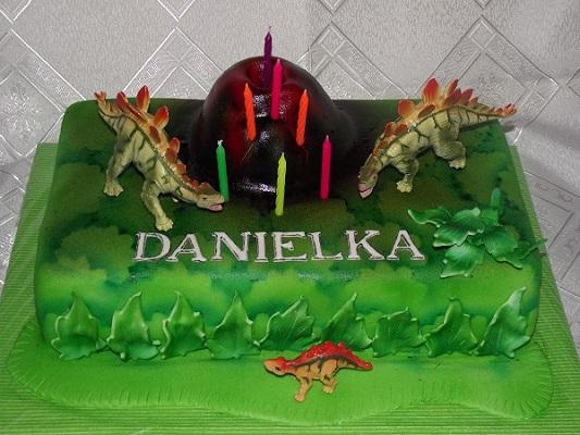 Dinosauri pre Danielku, torta, Torty so zvieratkami Dinosauri pre Danielku, torta, Torty so zvieratkami, leti, 1
