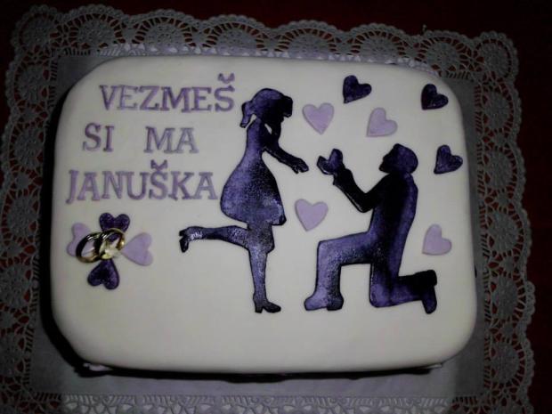 na zásnuby, torta, Svadobné torty, nikyju, 1