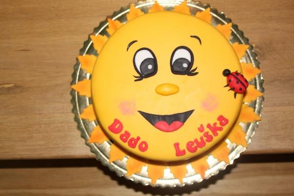 Slniečko II., torta, Rozprávkové torty, blanche335, 1