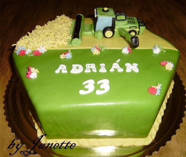 kombajn, torta, Narodeninové torty kombajn, torta, Narodeninové torty, evicka.h, 1