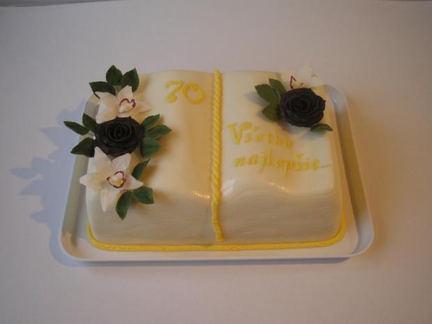 Kniha, torta, Narodeninové torty, rozlozna, 1