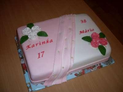 PRE DVOCH, torta, Narodeninové torty, Mária Vašová, 1