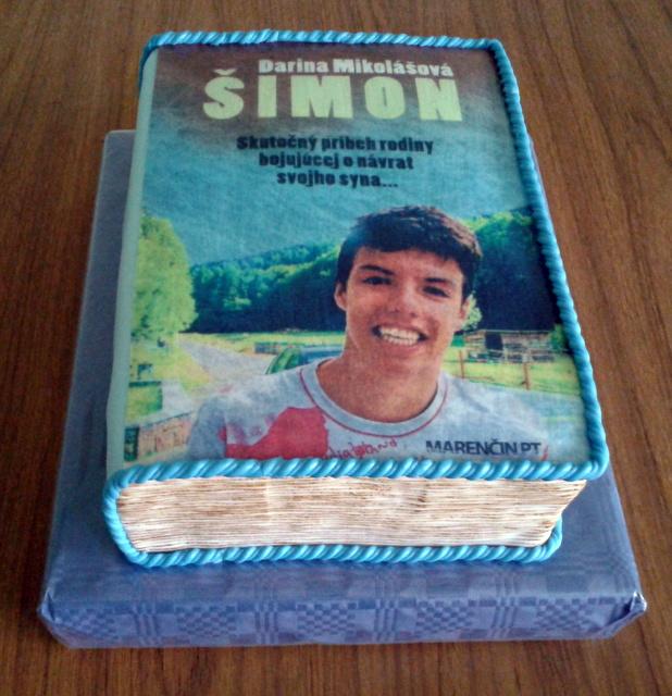 Kniha Šimon, torta, Torty na krstiny, emkabenka, 1