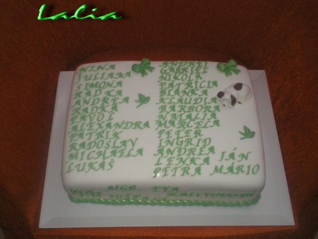Na želanie, torta, Torty - škola, stužková Na želanie, torta, Torty - škola, stužková, Lívia-Lalia, 1