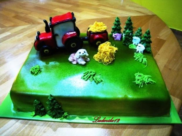 traktor, torta, Narodeninové torty traktor, torta, Narodeninové torty, ludmila12, 1