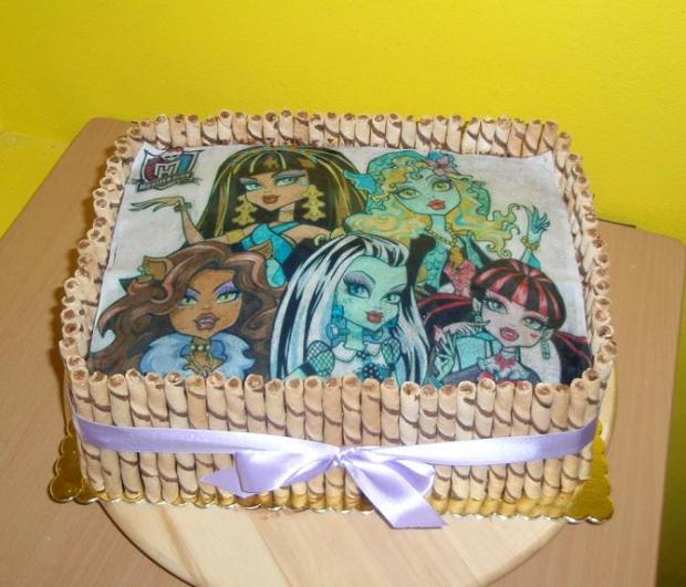 monster high, torta, Torty pre dievčatá, sonka71x, 1