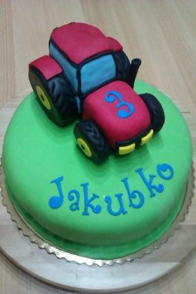 s traktorom, torta, Torty autíčka, vláčiky, ivana11, 1
