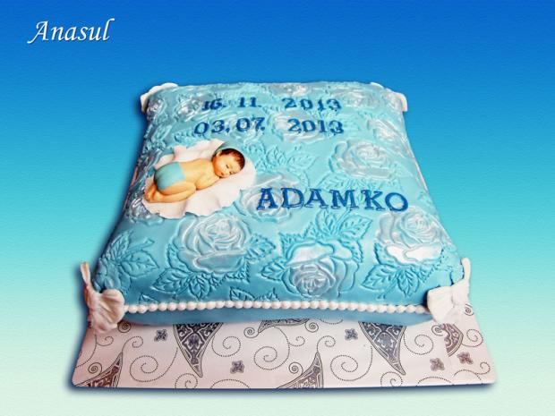 dieťatko na vankúšiku, torta, Torty na krstiny dieťatko na vankúšiku, torta, Torty na krstiny, anasul, 1