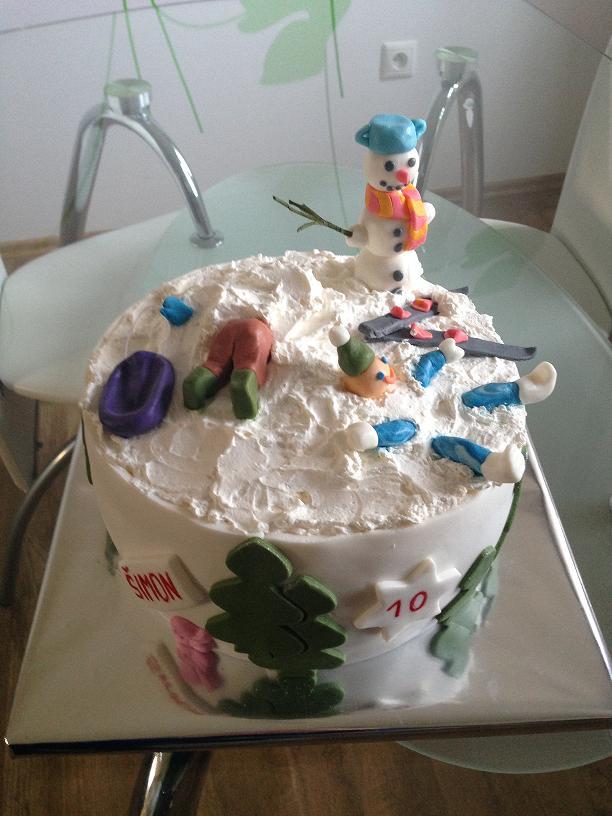 Zimná k 10. narodeninám, torta, Narodeninové torty, jarka12, 1