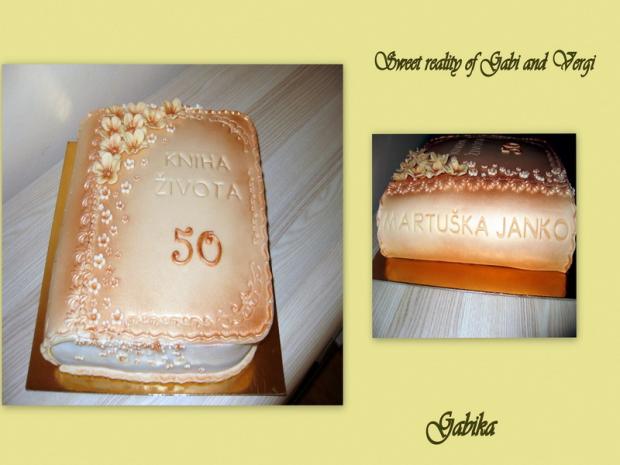 Kniha, torta, Svadobné torty, Gabčulka, 1