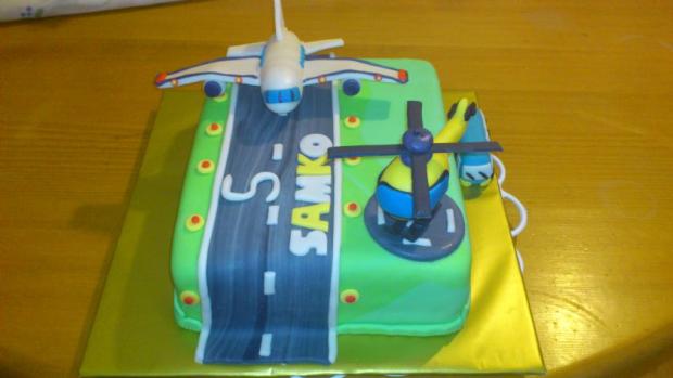 lietadlo, torta, Ostané torty pre deti, emca 24, 1