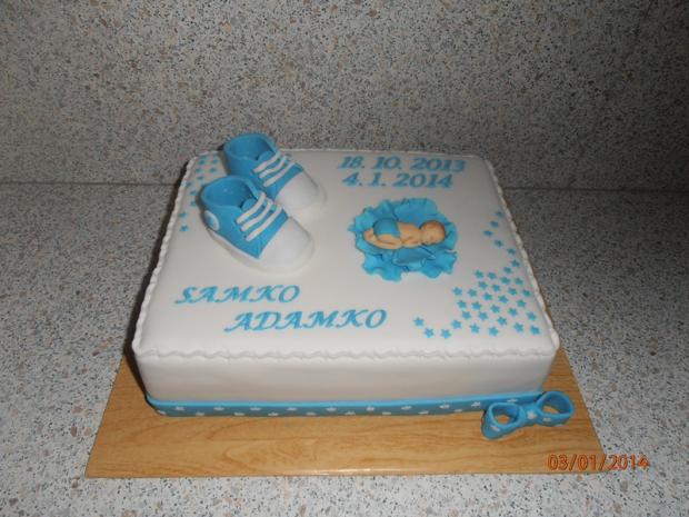 na krst, torta, Torty na cirkevné sviatky, nmiriam, 1