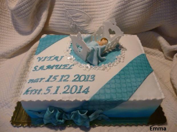 Na krstiny, torta, Torty na cirkevné sviatky, EmmaV, 1