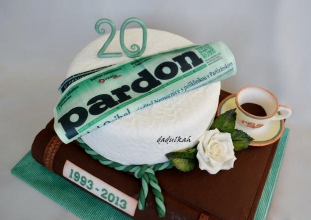 20.výročie Pardonu - detail, torta, Netradičné torty, dadulkah, 1