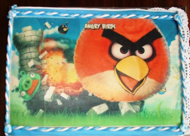 ANGRY BIRDS na oblátke, torta, Rozprávkové torty, amka, 1