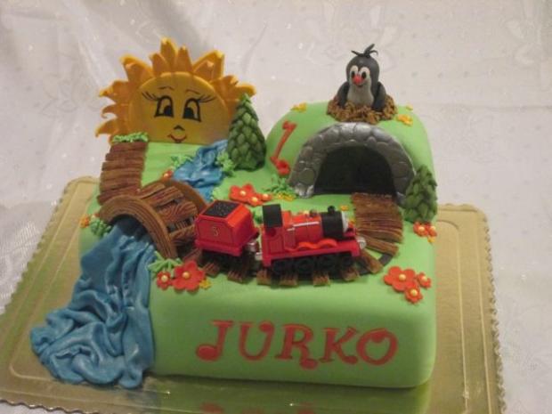 vlacik tomas, torta, Rozprávkové torty vlacik tomas, torta, Rozprávkové torty, Iveta72, 1
