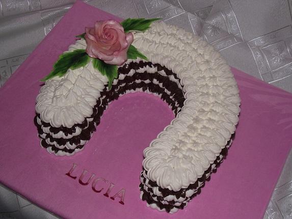 Podkovička pre Luciu-penová, torta, Narodeninové torty Podkovička pre Luciu-penová, torta, Narodeninové torty, leti, 1