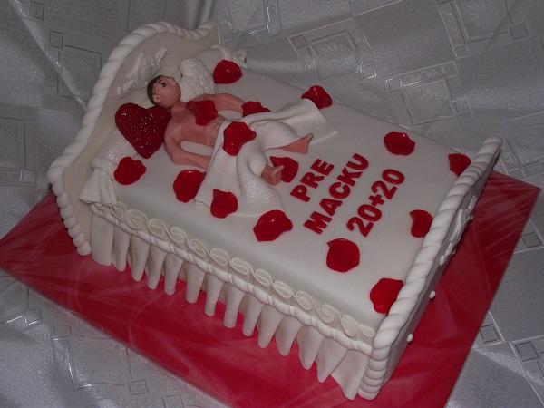 Posteľ pre Macku, torta, Netradičné torty, leti, 1
