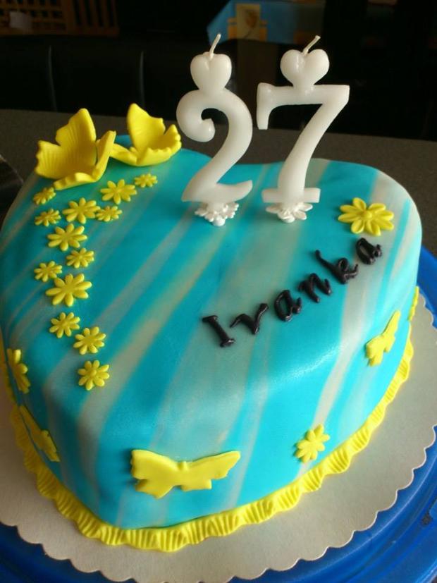 Srdce 27, torta, Narodeninové torty, eevee, 1