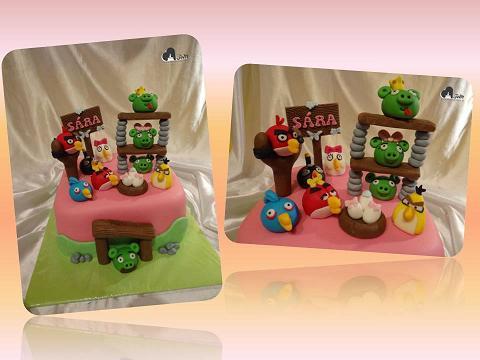 Angry Birds, torta, Ostané torty pre deti, Moncika7, 1