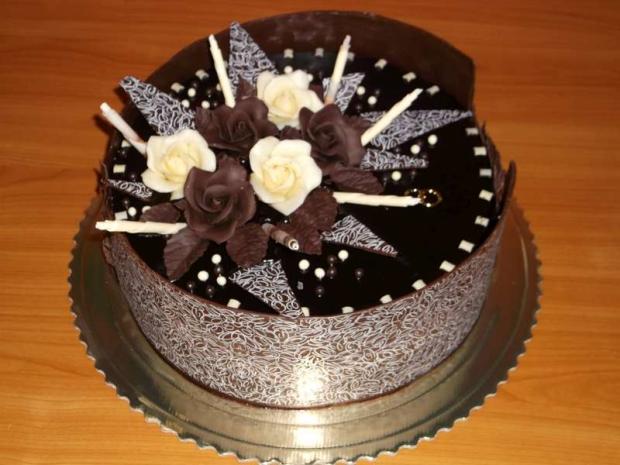 svadobná čokoládová, torta, Čokoládové torty svadobná čokoládová, torta, Čokoládové torty, Macka, 1