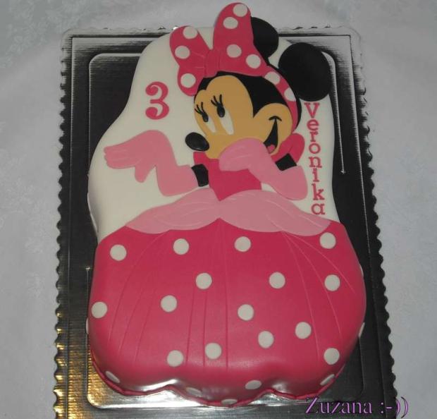 Minie princezná, torta, Rozprávkové torty Minie princezná, torta, Rozprávkové torty, bobka Zuzana, 1