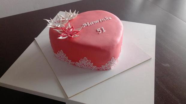 Na narodeniny s krajkou, torta, Narodeninové torty, Jana Nociarova, 1