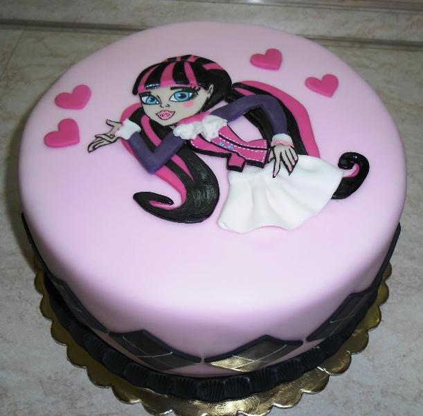 Monster High, torta, Torty pre dievčatá, cicapetra, 1