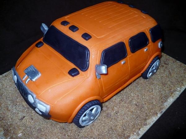 HUMMER H2 na piesku , torta, Narodeninové torty HUMMER H2 na piesku , torta, Narodeninové torty, Torty Alexandra, 1
