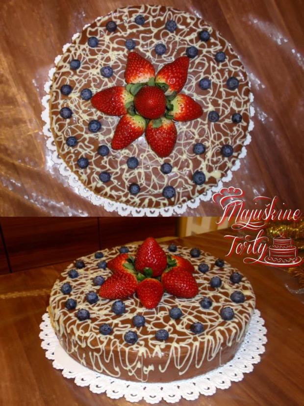 Čokoládová s ovocím :), torta, Čokoládové torty, Majuškine Torty, 1
