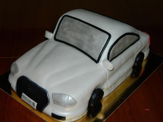 auto, torta, Narodeninové torty, sidorova, 1
