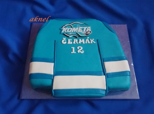 dres KOMETA BRNO, torta, Športové torty, aknel, 1