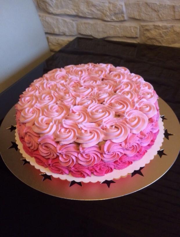 Torta s ruzami, ruzova, torta, Narodeninové torty Torta s ruzami, ruzova, torta, Narodeninové torty, mimit, 1