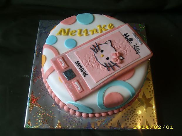 mobil s hellou kitty, torta, Torty pre dievčatá, severinka, 1