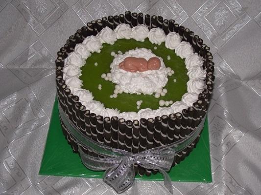Smotanovo-ovocná na krstiny, torta, Torty na krstiny Smotanovo-ovocná na krstiny, torta, Torty na krstiny, leti, 1
