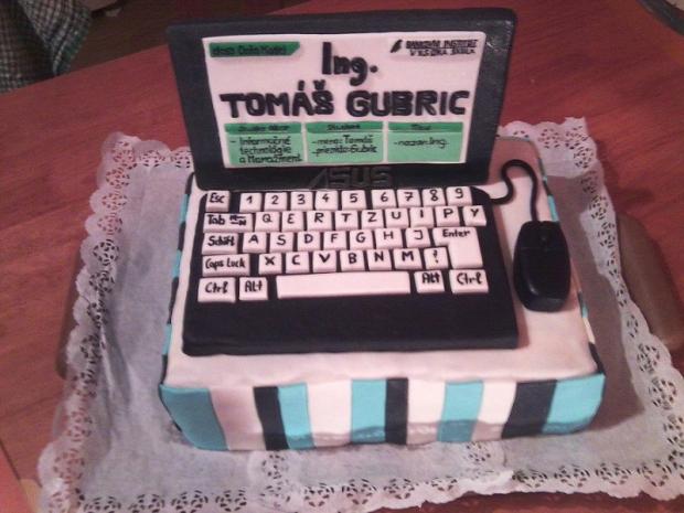 Notebook, torta, Torty - škola, stužková, Bazinka, 1