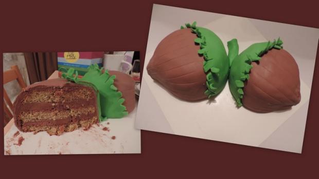 oriešky, torta, Netradičné torty oriešky, torta, Netradičné torty, luluhs, 1