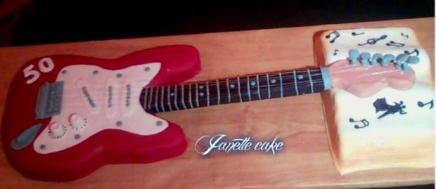 Gitara, torta, Narodeninové torty, janette0207, 1