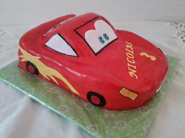 blesk mcqueen, torta, Torty autíčka, vláčiky, Bazinka, 1