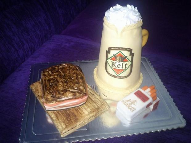 na 50tku pre jendu pivarku :D, torta, Narodeninové torty, monka..., 1