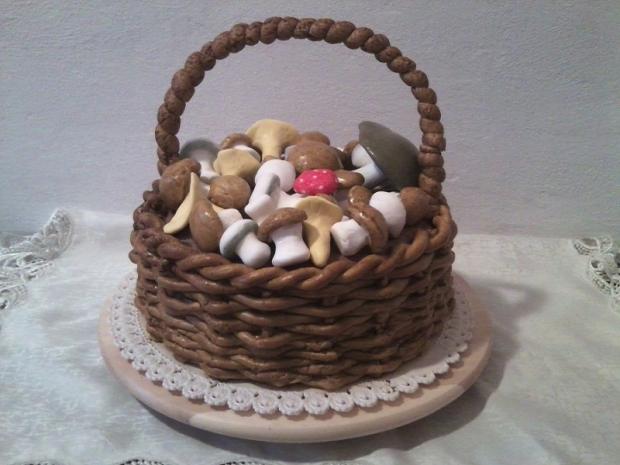 košík, torta, Narodeninové torty, Bazinka, 1