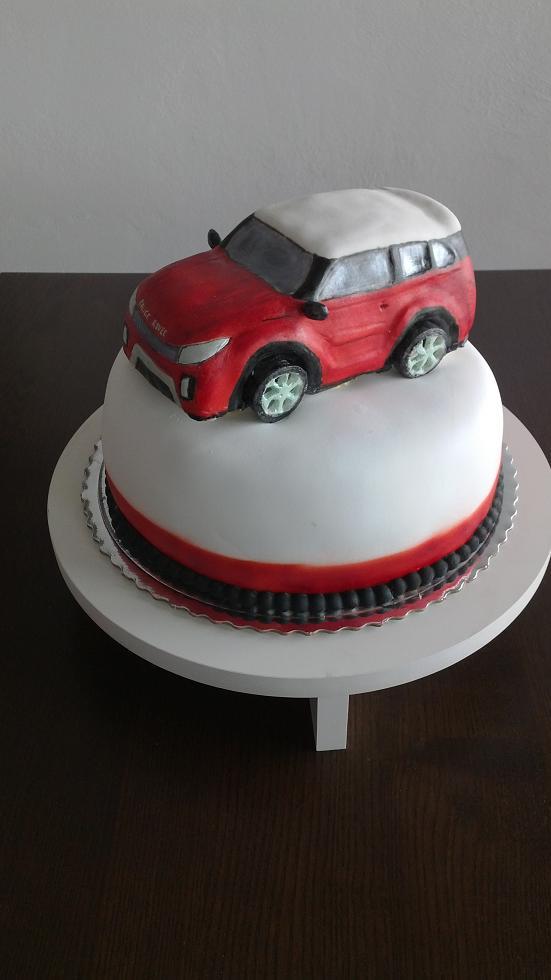 Range Rover, torta, Narodeninové torty, Jana Nociarova, 1