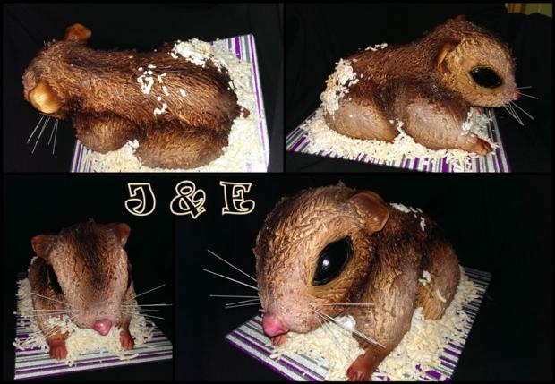 Škrečok, torta, Netradičné torty Škrečok, torta, Netradičné torty, Janka.Bj, 1