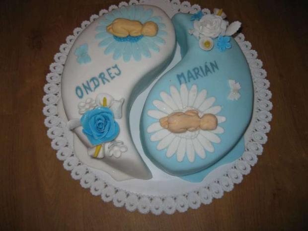 na krstiny pre dvojičky, torta, Torty na krstiny na krstiny pre dvojičky, torta, Torty na krstiny, evinaf, 1
