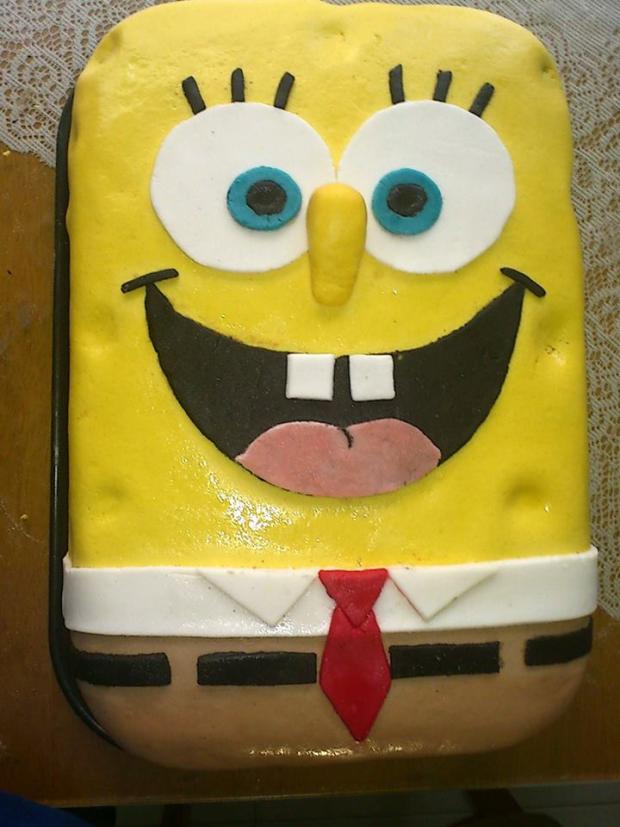 Sponge bob - Špongiový Bob, torta, Rozprávkové torty, Viktoria53, 1