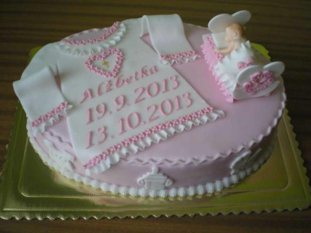 Alzbetka, torta, Torty na krstiny Alzbetka, torta, Torty na krstiny, terrka80, 1