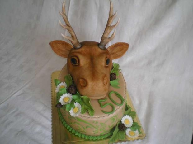 S jelenom, torta, Netradičné torty S jelenom, torta, Netradičné torty, terrka80, 1