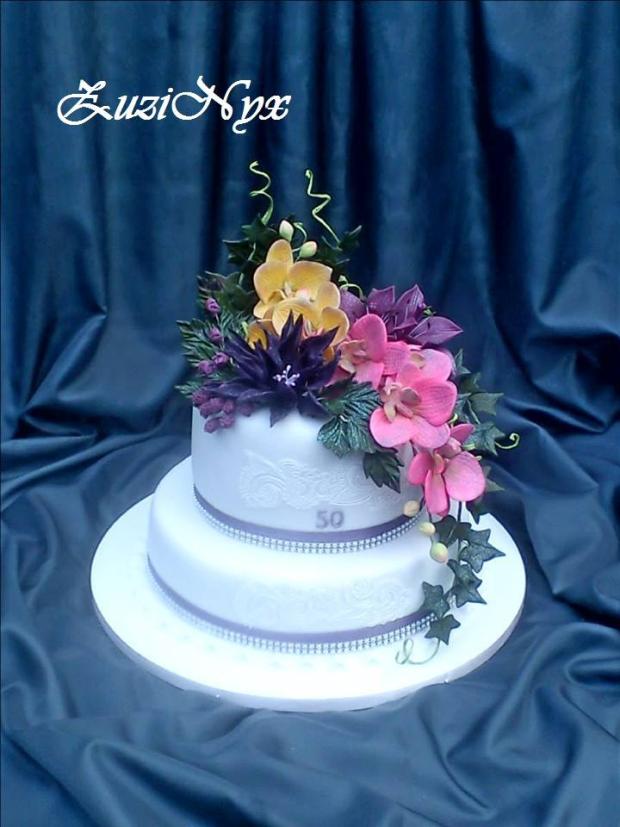 Kvetinová, torta, Narodeninové torty Kvetinová, torta, Narodeninové torty, ZuziNyx, 1