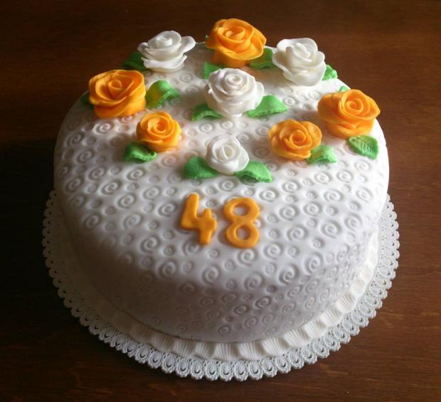 K narodeninám 48, torta, Narodeninové torty, Lienočka89, 1