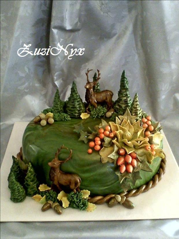 Pre poľovníka, torta, Narodeninové torty Pre poľovníka, torta, Narodeninové torty, ZuziNyx, 1